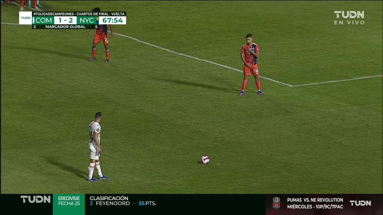 ¡GOL!  anota para Comunicaciones. Nicolas Samayoa