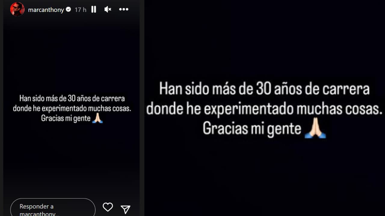 Este es el mensaje que publicó Marc Anthony tras las acusaciones de supuesto maltrato por parte de su ex Verónica Rasquin.