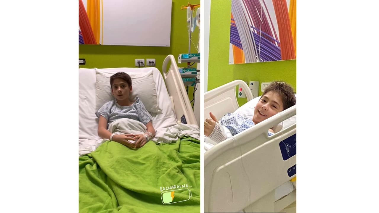 Juan Pablo Velasco se recupera desde el hospital.