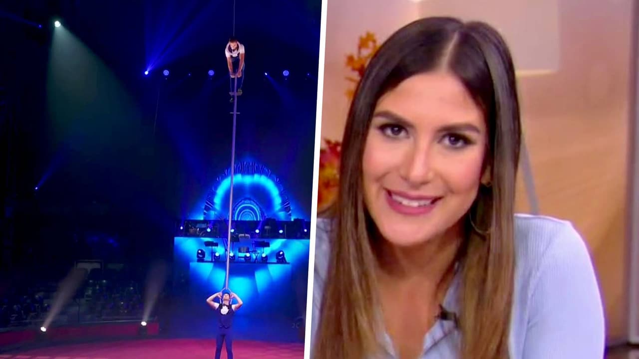 Jessi Rodríguez quedó impresionada al ver las arriesgadas acrobacias en el Circo Hermanos Vázquez
