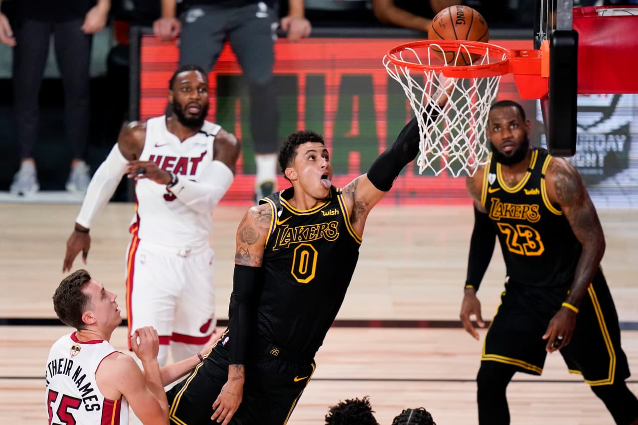 Los Lakers caen ante el Heat en el quinto juego de las Finales | En el último cuarto los de LA se sacudieron y estuvieron cerca de liquidar la serie; terminaron 108-111.