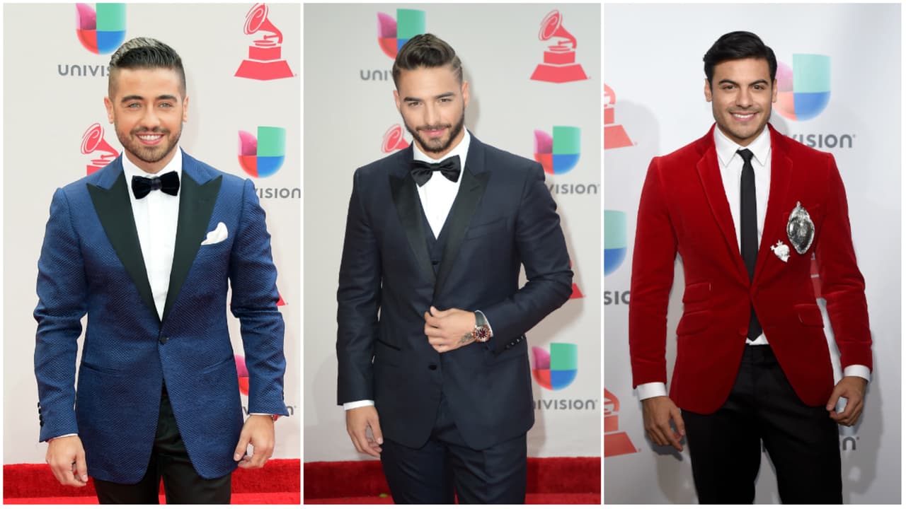 Corbatines y corbatas negras: ellos fueron los mejor vestidos de la alfombra de Latin GRAMMY