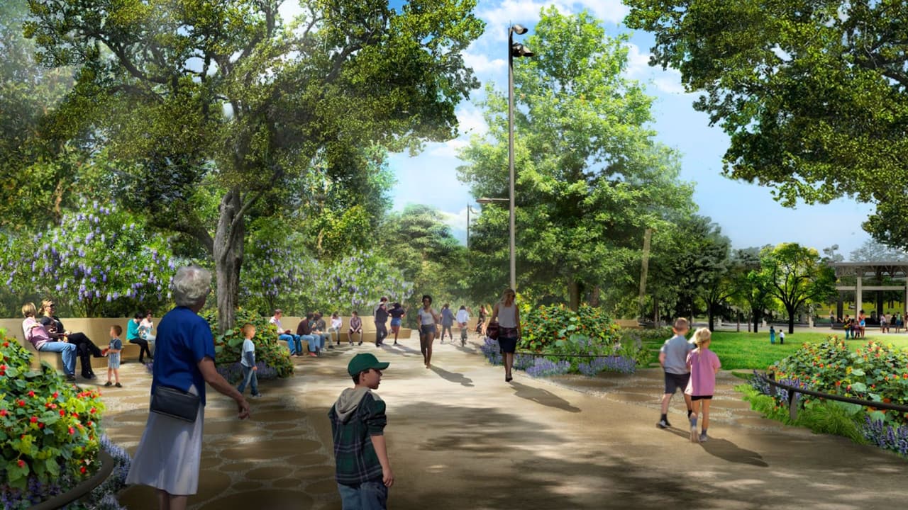 Dallas ha comenzado oficialmente las obras para
<b>la construcción del <a href="https://haroldsimmonspark.com/es/project-updates/" target="_blank">parque Harold Simmons</a></b>, un nuevo espacio público de 250 acres ubicado a lo largo del río Trinity, al noroeste de la I-35E y el puente Margaret McDermott, cerca de
<a href="https://maps.app.goo.gl/tdxXezND3px2fzgK7" target="_blank">Reunion Tower</a> en el centro de la ciudad.