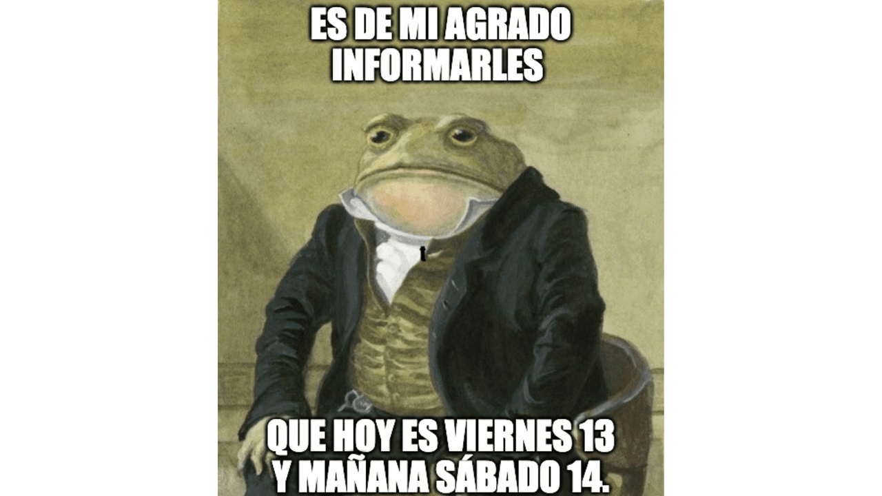 Memes sobre el viernes 13