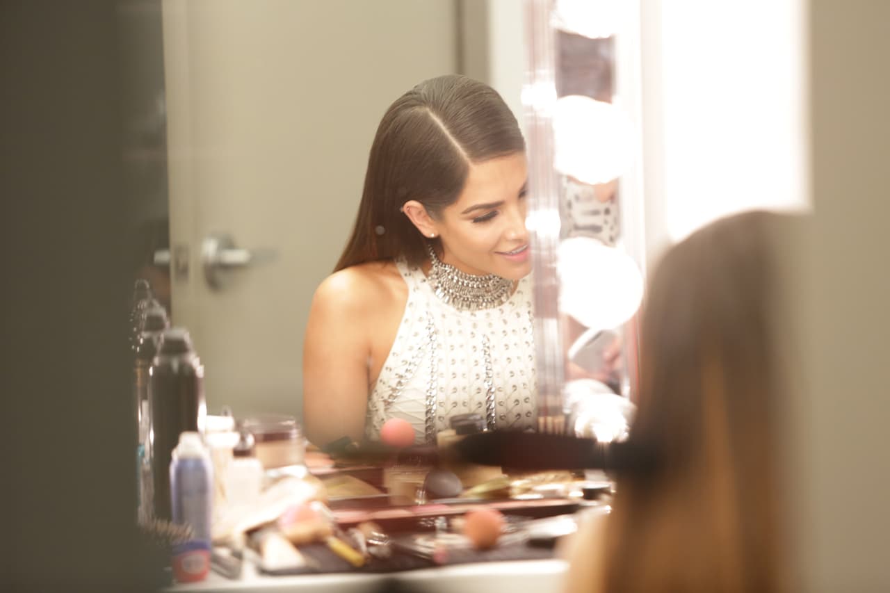 Alejandra estaba súper emocionada de dar inicio a esta nueva etapa de la competencia.