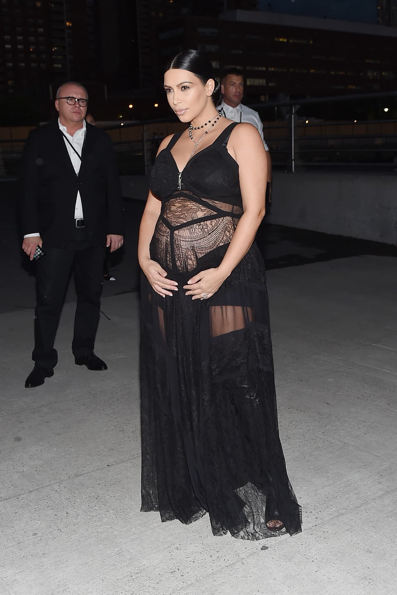 Kim en la NYFW.