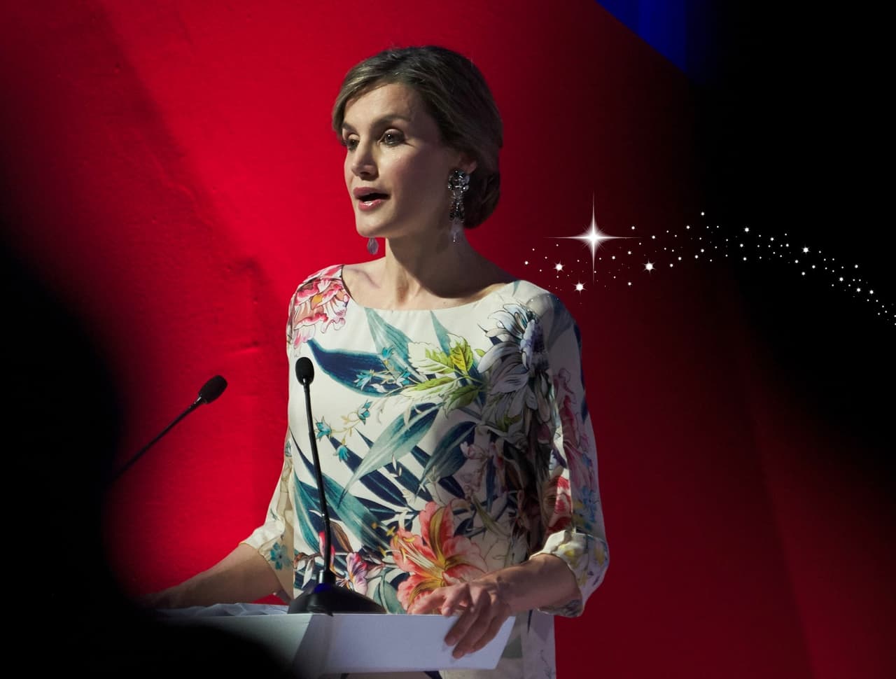 Doña Letizia, la reina de los vestidos de 40 euros