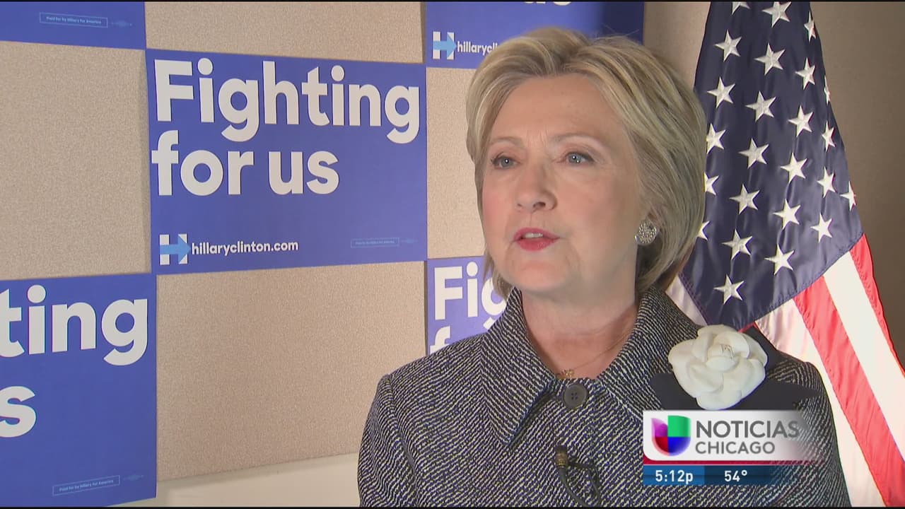 Hillary Clinton: "Quiero el fin de las redadas, no quiero deportar a familiares"