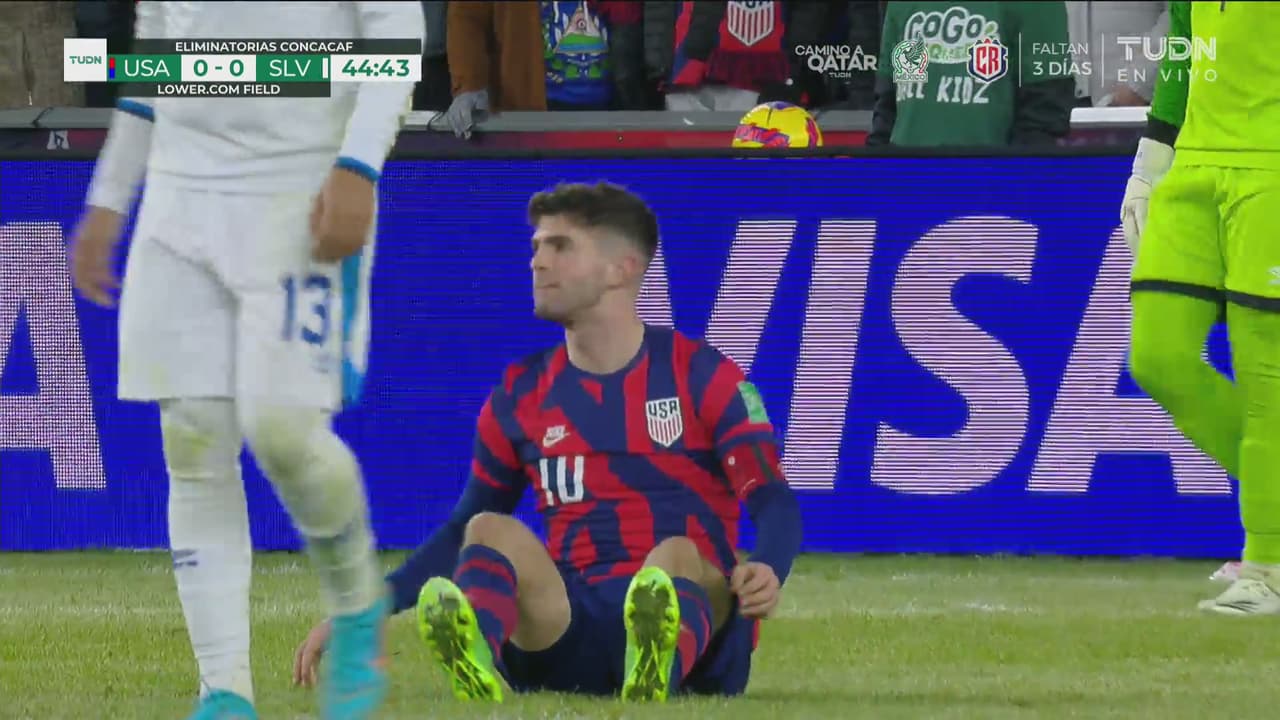 ¡Piscinazo! Pulisic pide penal porque lo derriba el ‘viento’