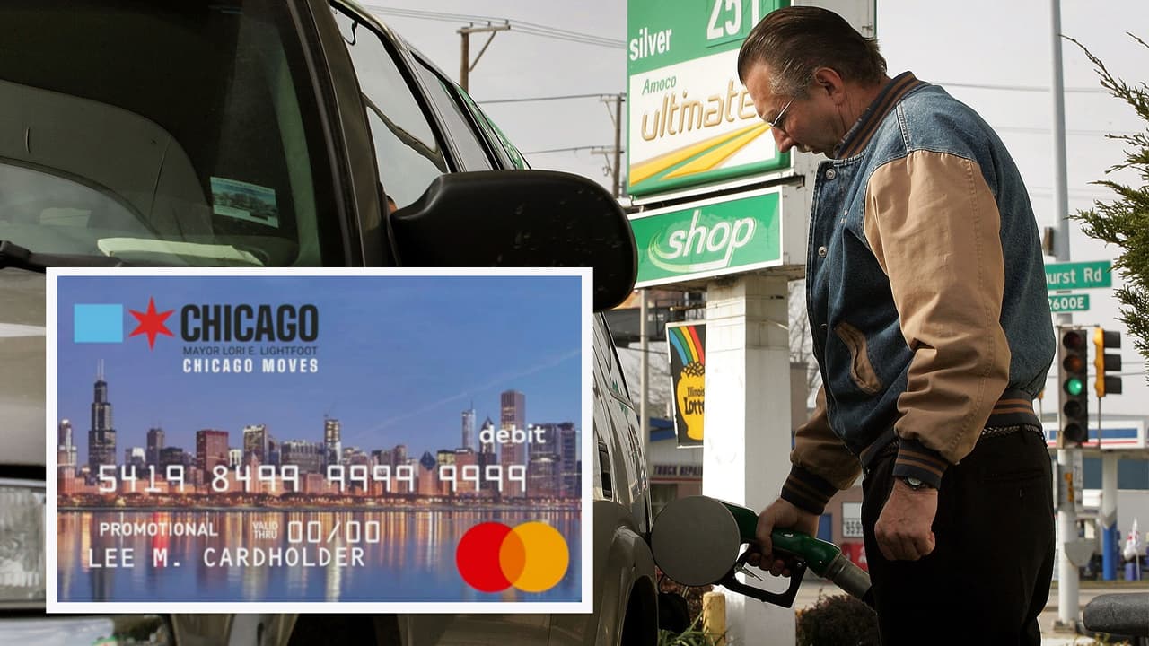 Aprueban programa de tarjetas para gasolina y transporte en Chicago; así puedes aplicar
