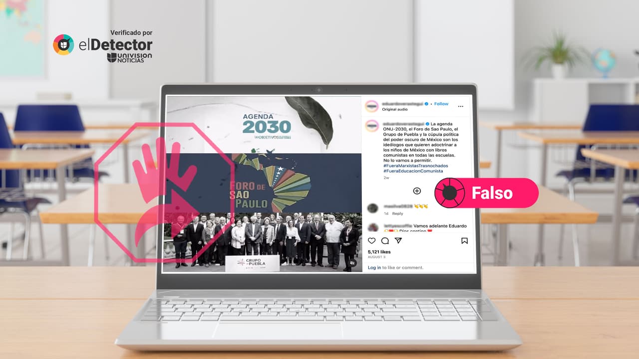 Es falso que el Grupo de Puebla, la ONU y el Foro de Sao Paulo fueron los ideólogos de los libros escolares gratuitos en México   