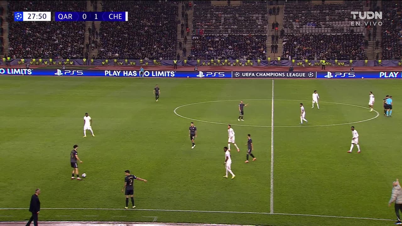 ¡GOL!  anota para FK Qarabag. Leandro Andrade