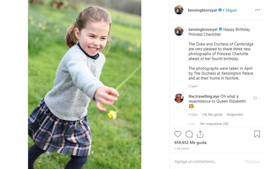 Se espera que Charlotte tenga clases de francés, computación, arte, música, drama y ballet, así como matemáticas, inglés y educación física, publicó la revista.
<br>