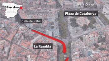 Cronología visual de los atentados de Barcelona