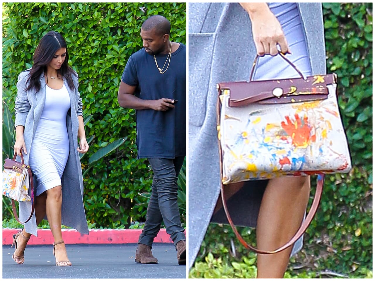 Para su cumpleaños de 2014, el rapero mandó personalizar una exclusiva 
<b>Birkin Bag de Hermes con dibujos de su primogénita North</b>, en ese entonces la niña tenía un año.
<br>