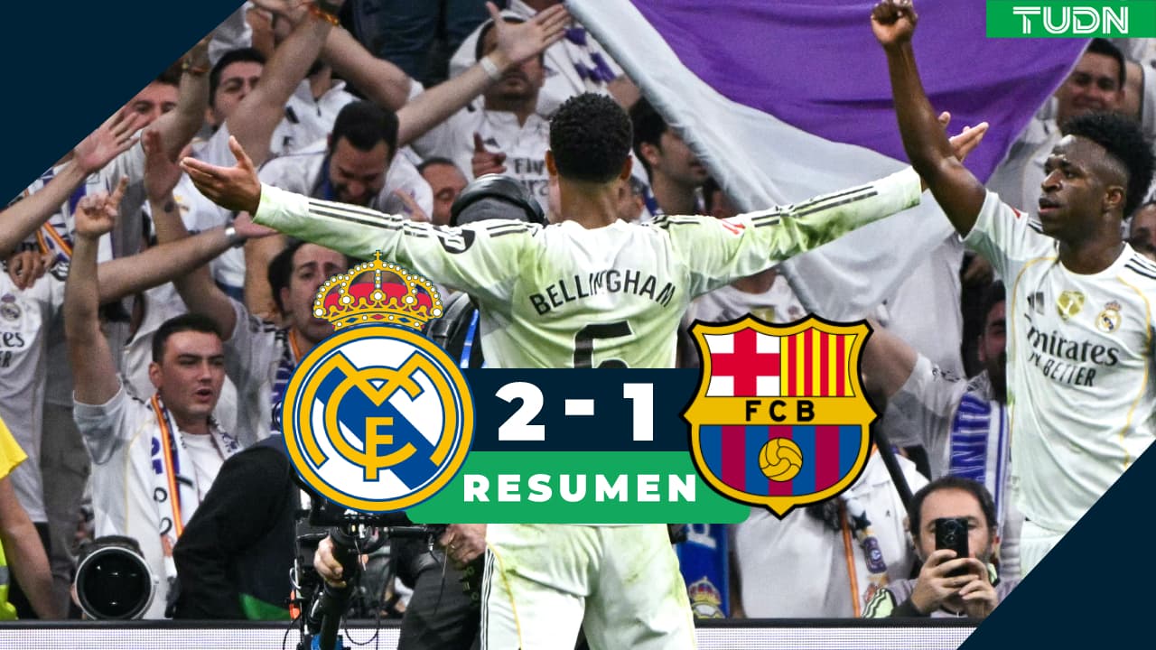 Real Madrid, con goles de Mbappé y Bellingham, le gana el Clásico al Barça