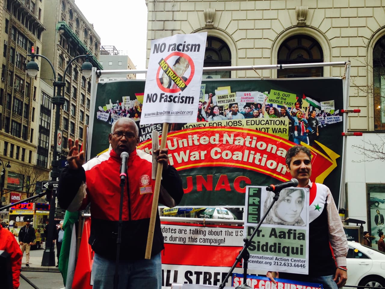 Jornada de protestas contra Donald Trump en NYC