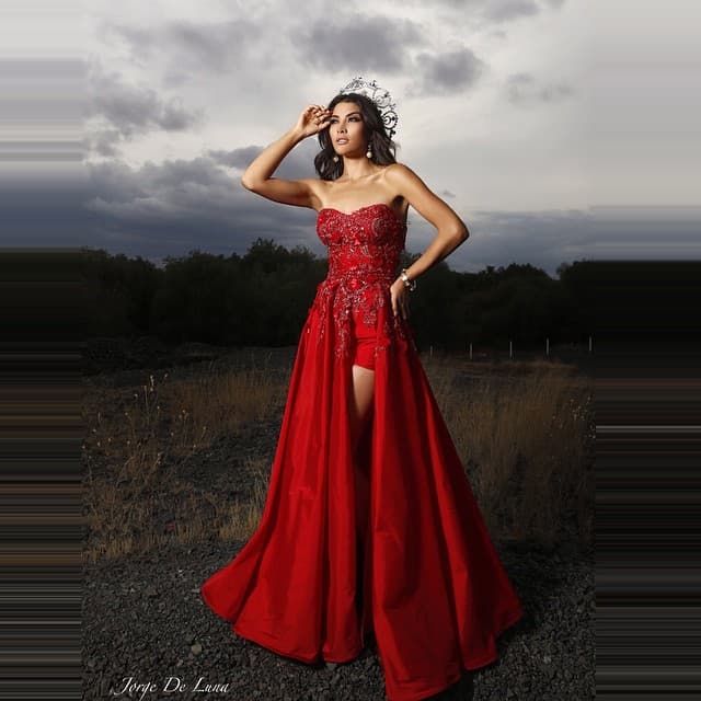 La reina representante de Aguascalientes, no se sintió derrotada por lo sucedido.