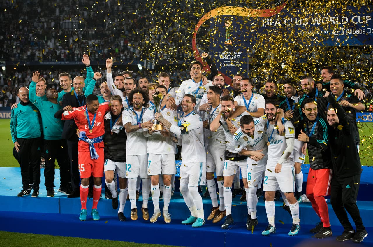 El equipo Merengue se convirtió en el primer bicampeón del Mundial de Clubes al vencer 1-0 al Gremio en la final. Y el festejo no se hizo esperar entre todas las figuras del conjunto español que consiguió su quinto título del 2017.