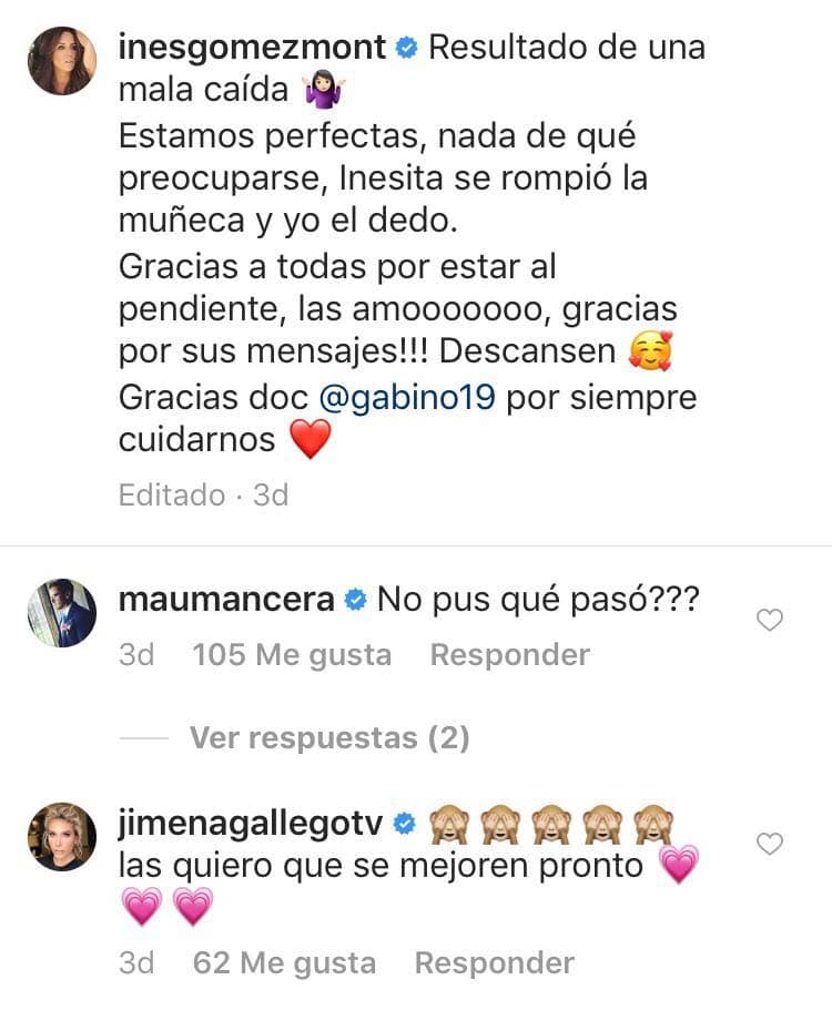 Varios fueron sus amigos famosos que se preocuparon, entre ellos el presentador del programa 'Hoy', Mauricio Mancera, su amiga Jimena Gállego, la periodista Shanik Berman, entre otros más.