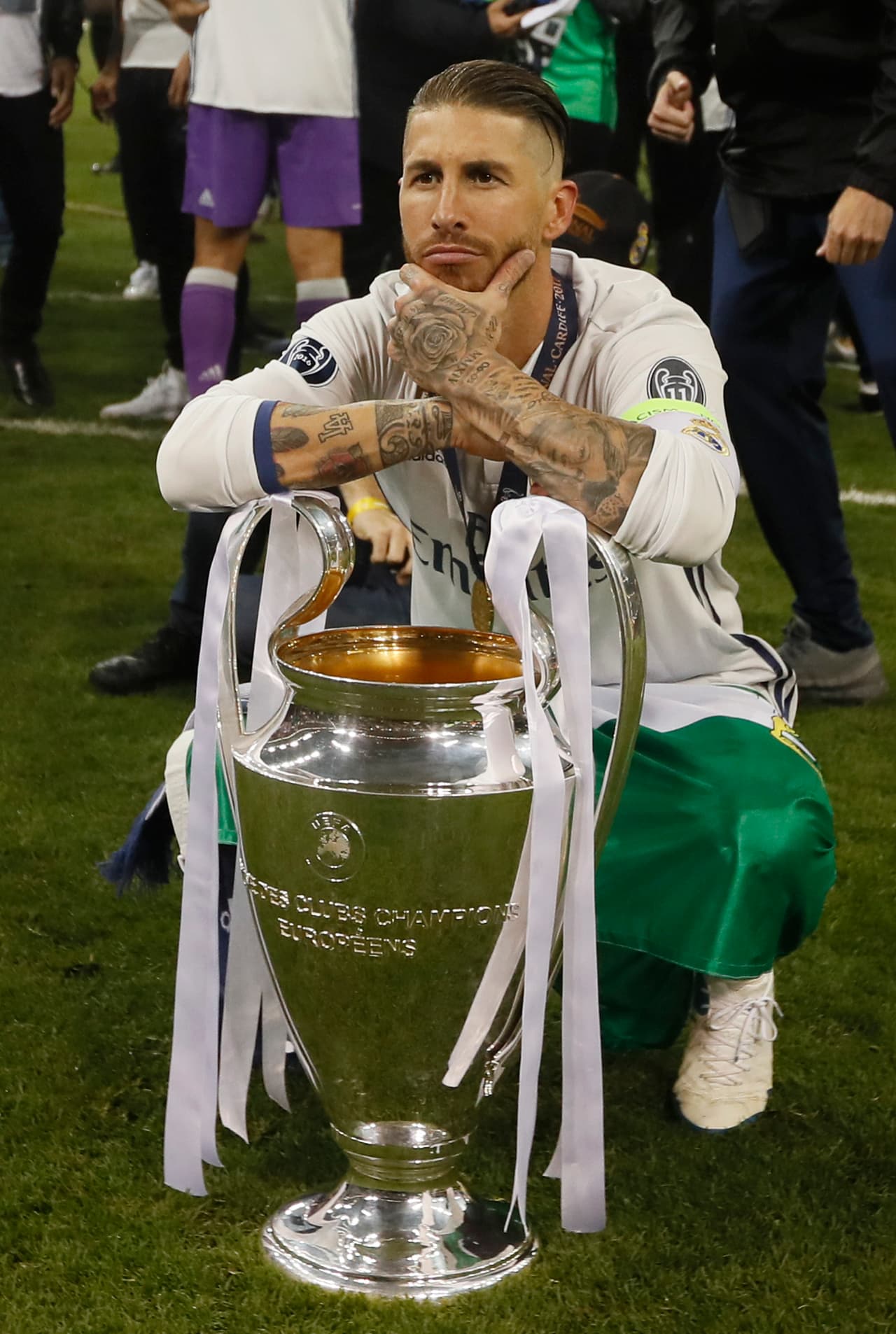 El capitán Sergio Ramos no fue trascendente en el marcador, como en las otras finales, pero estuvo muy bien en la parte defensiva. Incluso, fue quien fabricó la infantil roja que recibió el colombiano Juan Guillermo Cuadrado con un pisotón que el sevillano se encargó de exacerbar.