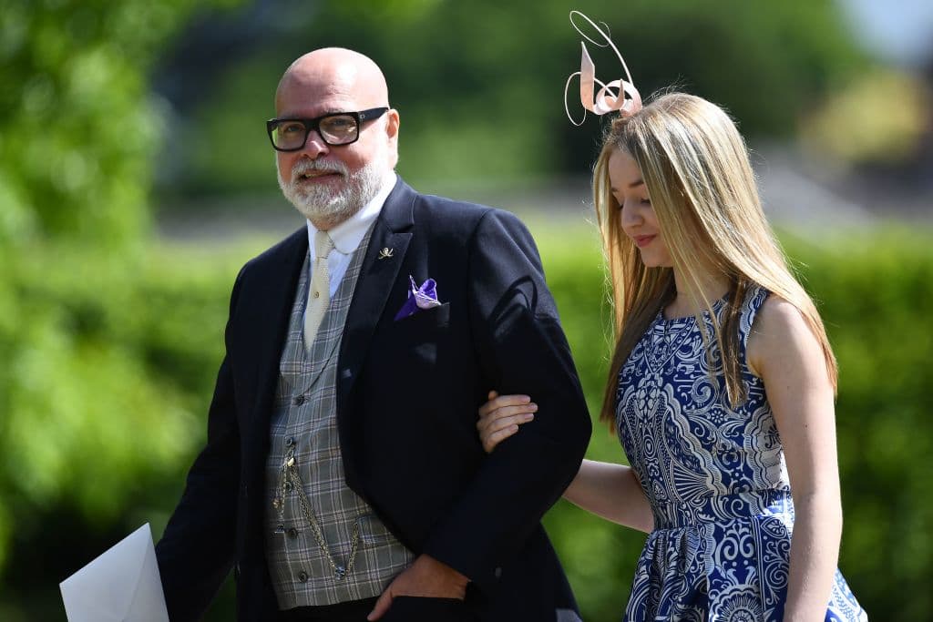 Gary Goldsmith, tío de Pippa Middleton, con su hija Thalluah.