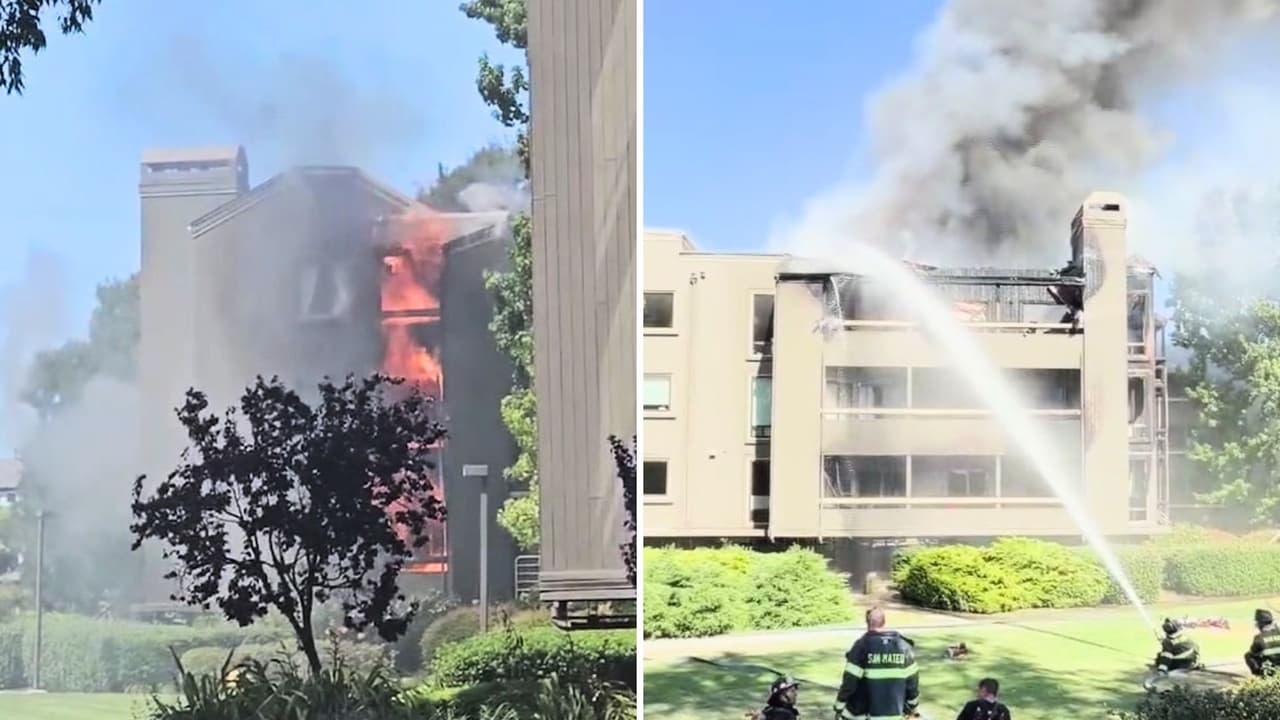 Más de 50 familias quedan desplazadas tras el incendio masivo en un complejo de apartamentos en Foster City