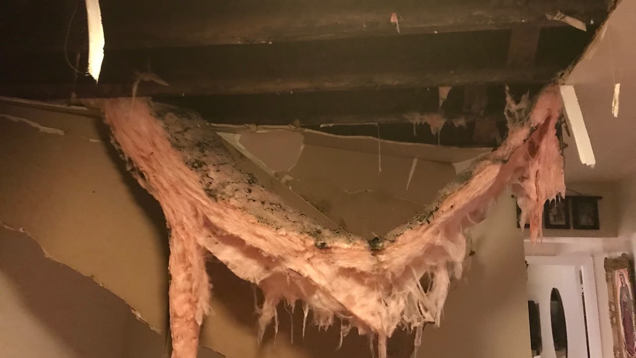 Esto sucedió después de las lluvias que cayeron sobre la ciudad.