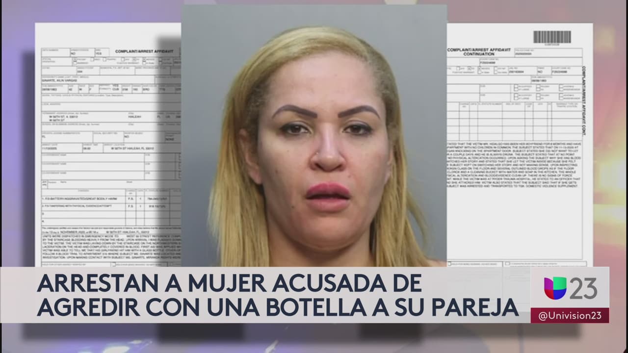 Arrestan a una mujer acusada de agredir a su pareja con una botella