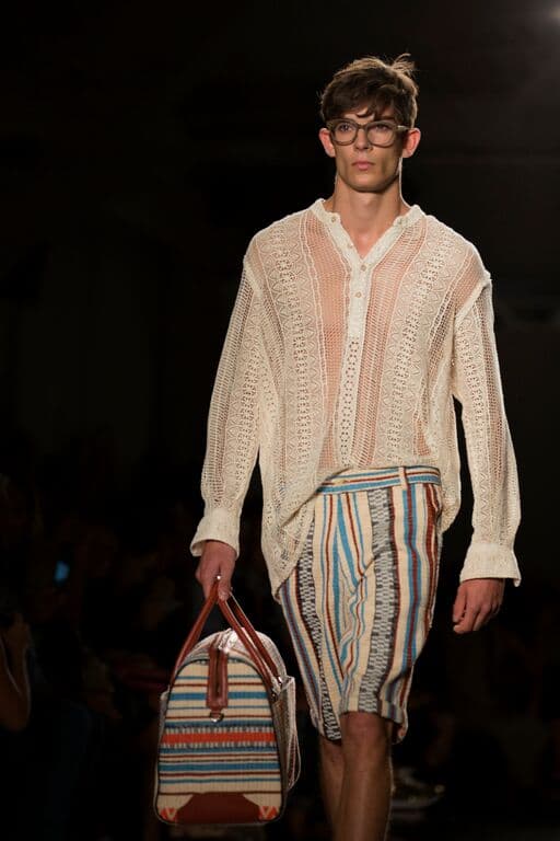 También se pudieron apreciar pantalones cortos. Diseñador Custo Barcelona. NYFW, Spring/Summer 2016 - 11/09/2015