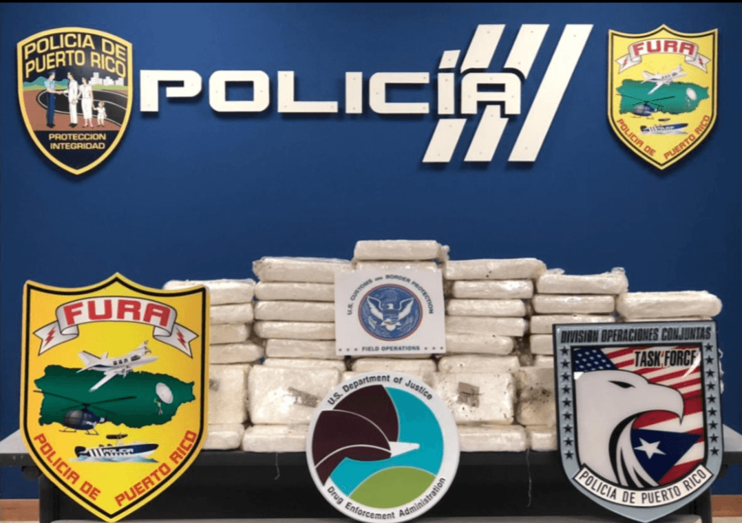 Policía incauta 100 bloques de cocaína valorados en más de 2 millones de dólares en San Juan