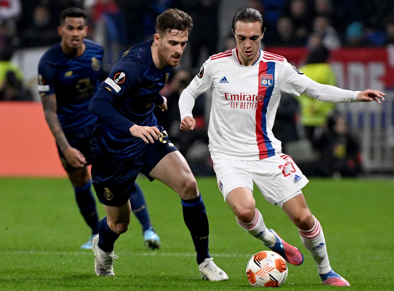 Lyon superó en el global (2-1) al Porto tras empatar 1-1 en la vuelta de los Octavos de Final.