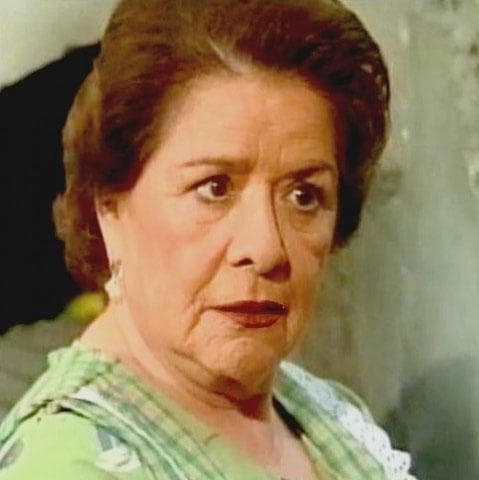 Silvia Caos fue la actriz que interpretó ese papel. Desafortunadamente falleció el 16 de abril del 2006 debido al cáncer de pulmón que padecía.