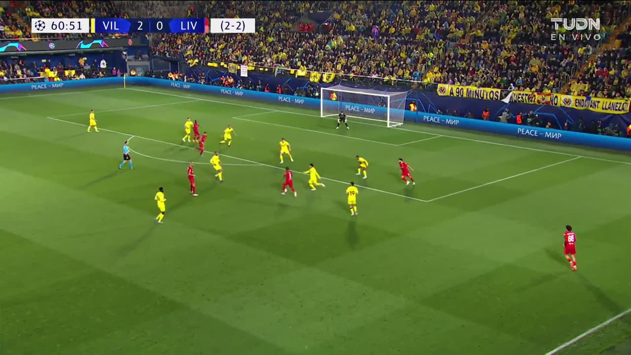 ¡GOL!  anota para Liverpool. Fabinho