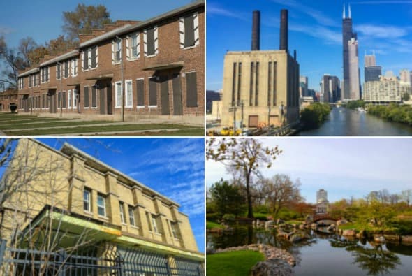 Siete edificios y esculturas de Chicago han sido identificas por la organización Preservation Chicago como las edificaciones que están en peligro de ser demolidas.
<br>