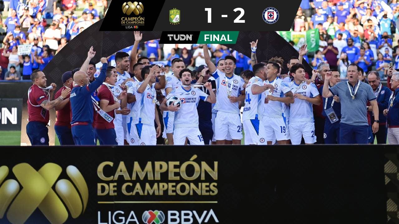 Cruz Azul conquista el trofeo Campeón de Campeones