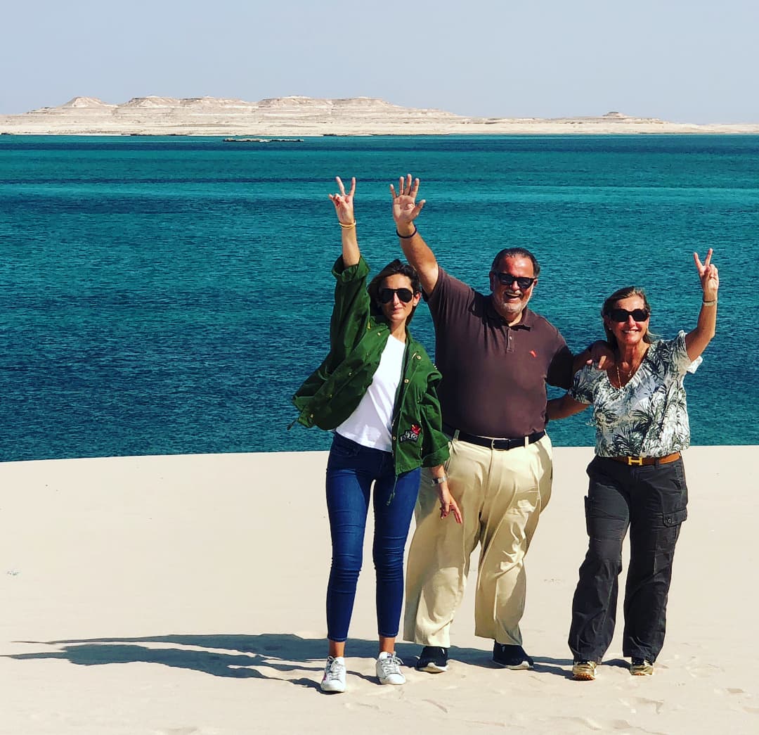 Así es que la aprovechó al máximo y disfrutó de unas vacaciones en familia.