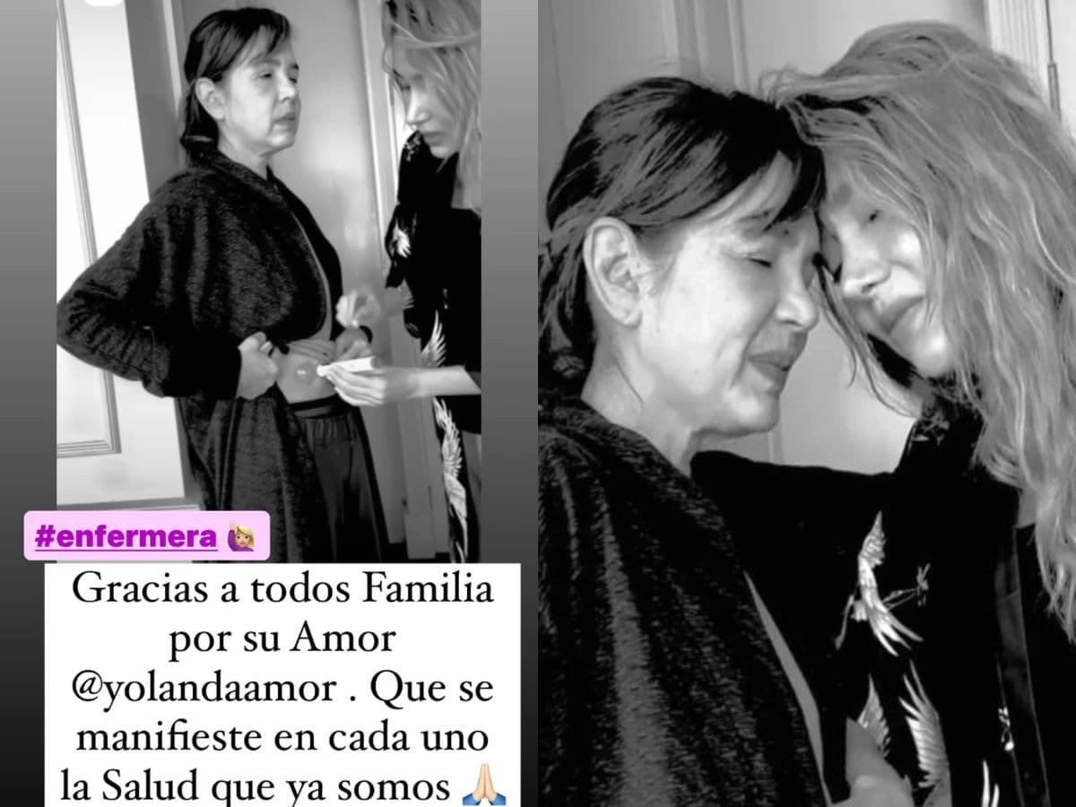 Yolanda Andrade se recupera junto a su hermana Marilé.