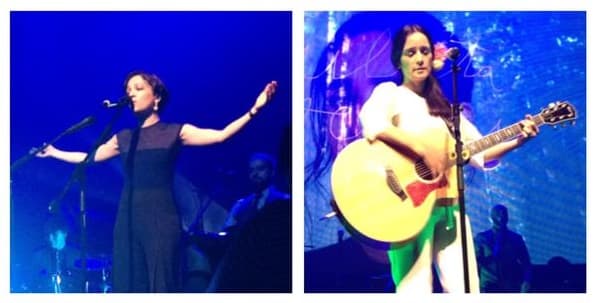 Natalia Lafourcade y Julieta Venegas arrancaron la serie de sesiones acústicas de Latin GRAMMY 2015 en Los Ángeles.