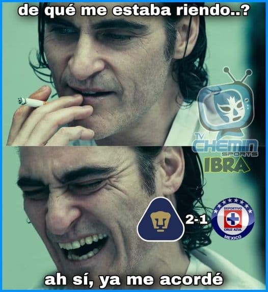 Los memes se aprovechan de Cruz Azul gracias a su derrota frente a Pumas, a Tigres por su empate con el Atlas y las Chivas por su ayuda del VAR frente a Monterrey.