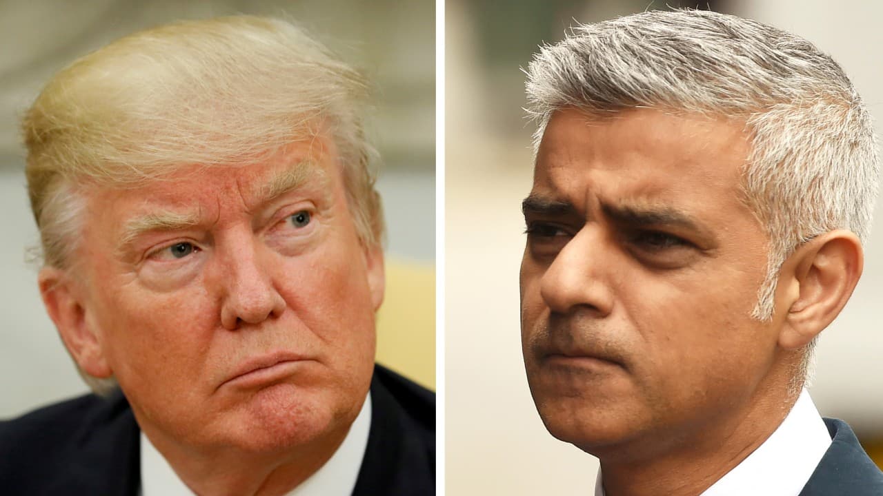 Donald Trump vuelve a arremeter contra el alcalde musulmán de Londres y éste le responde