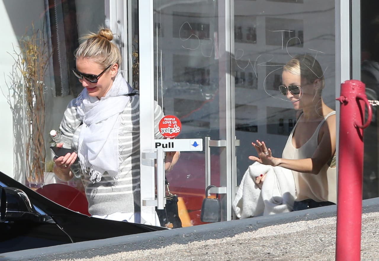 Salieron del spa muy felices.