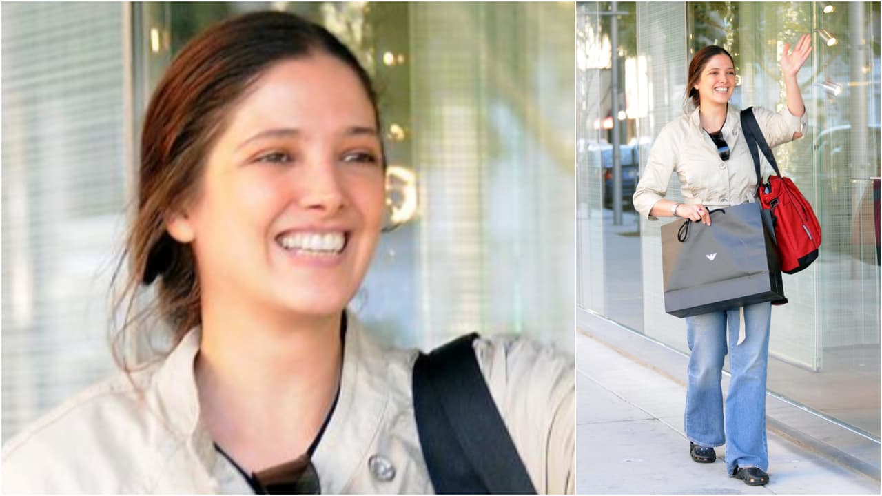 Adela Noriega fue captada en Beverly Hills en 2009.