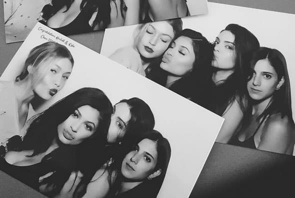 Kylie invitó a varias de sus amigas, como Gigi Hadid.
