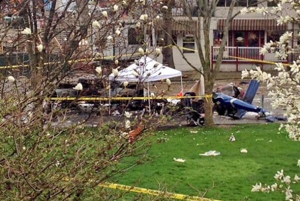 Aquí otra vista del accidente. Fotografía tomada de Komo News.