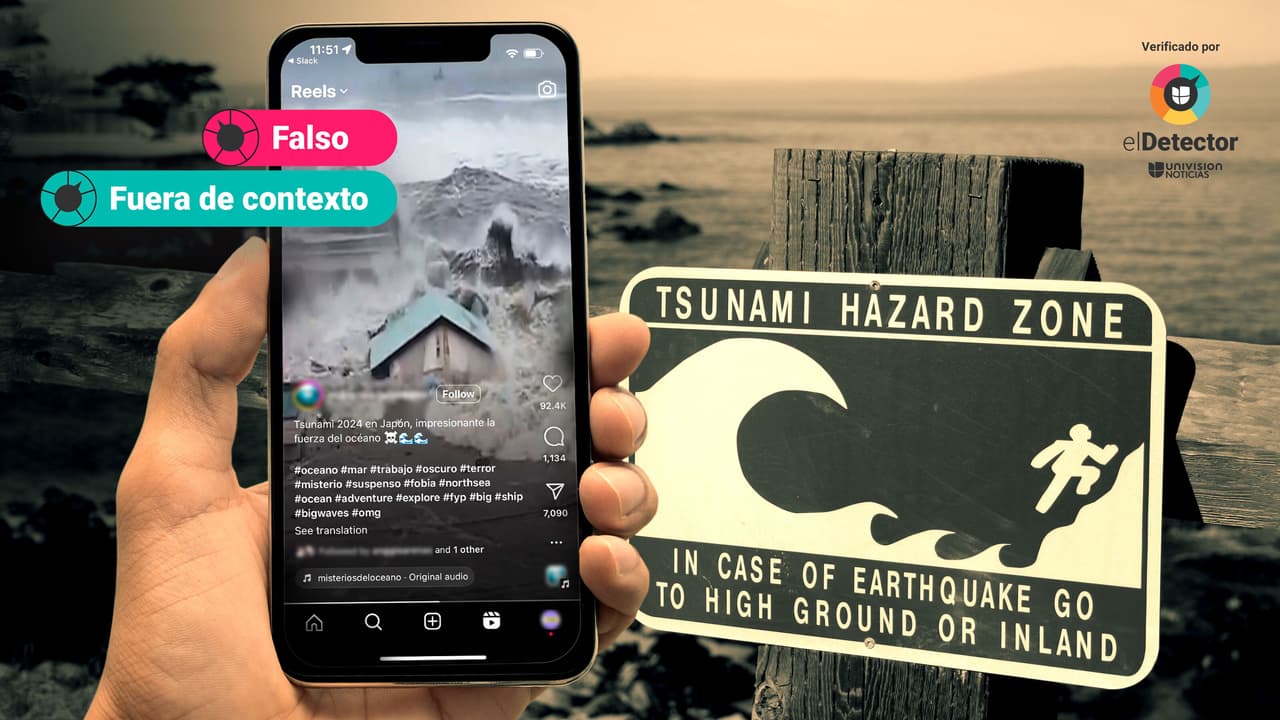 Esa casa no fue destruida por las olas este año: es del tsunami de Japón de 2011