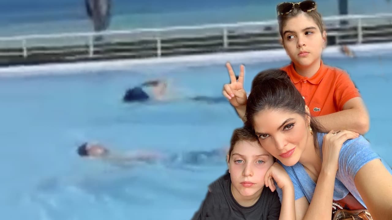 De vacaciones, Ana Bárbara encontró para qué sirven los hijos además de para quererlos