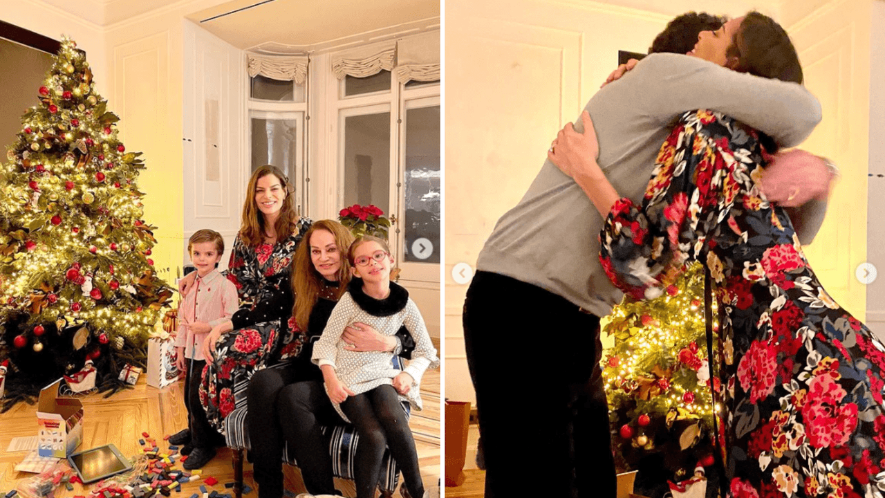 Bárbara Coppel y su familia, Navidad 2022