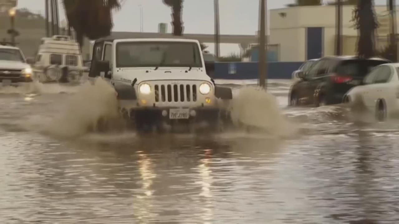 Cayó sobre California una gran tormenta causada por "El Niño" 