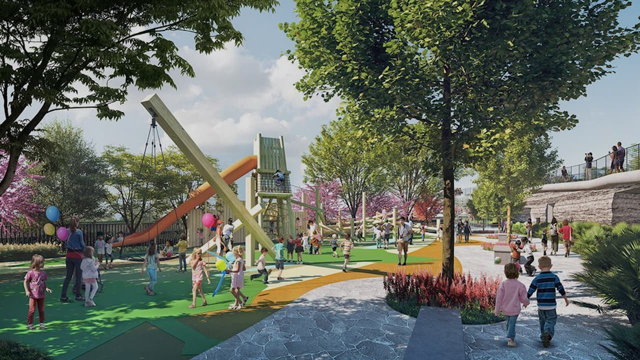 Avanza la construcción de Southern Gateway Park en Dallas     